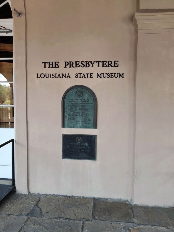 The Presbytère Marker. Click for full size. The Presbytère Marker image. Click for full size.