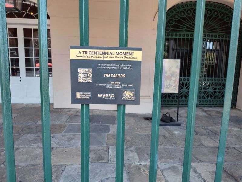 The Cabildo Marker image. Click for full size.