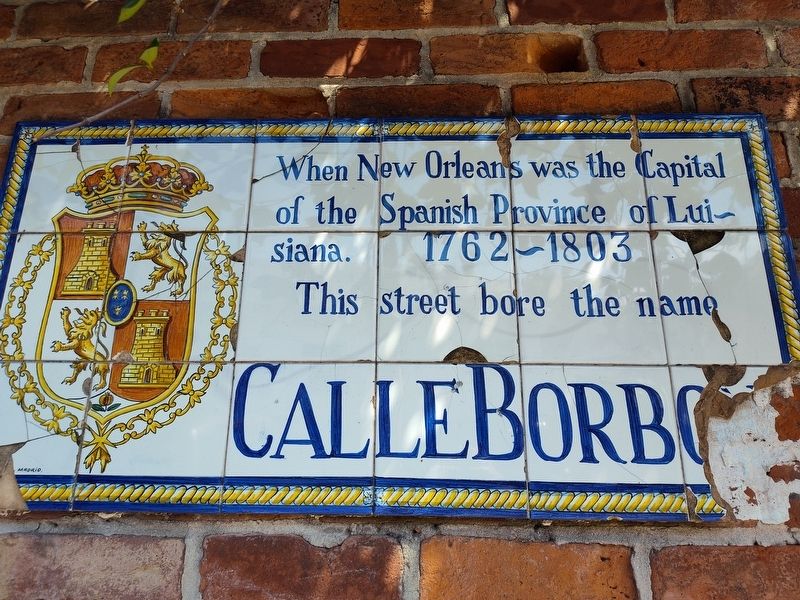 Calle Borbon Marker. Click for full size. Calle Borbon Marker image. Click for full size.