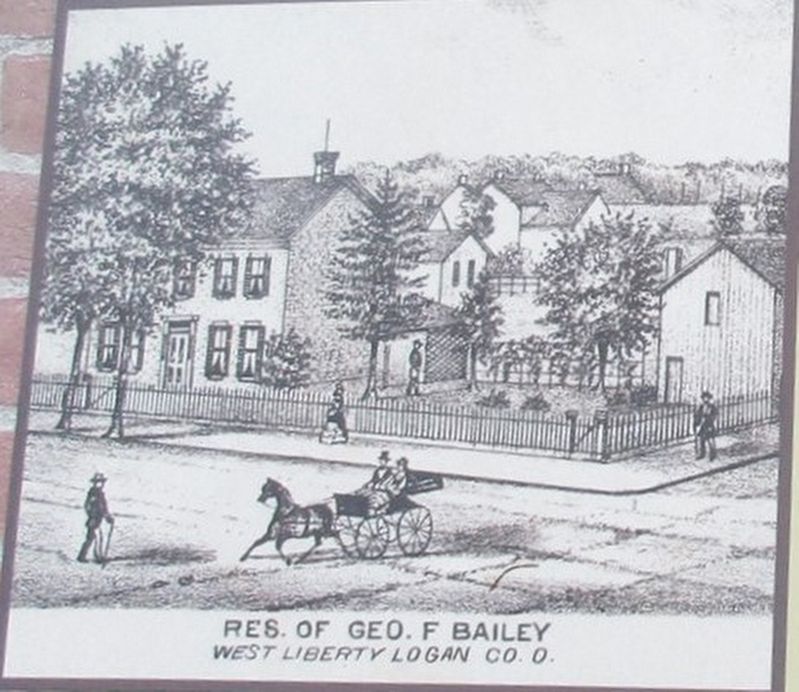 Exploring West Liberty History: George F. Bailey Marker. Click for full size. Exploring West Liberty History: George F. Bailey Marker image. Click for full size.