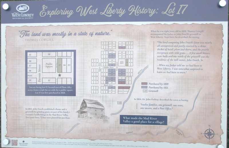 Exploring West Liberty History: Lot 17 Marker. Click for full size. Exploring West Liberty History: Lot 17 Marker image. Click for full size.