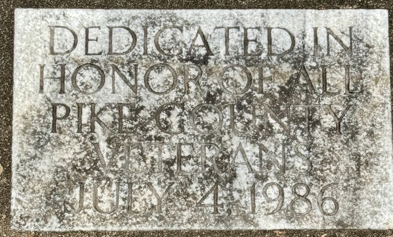 Pike County Veterans Memorial Marker image. Click for full size.