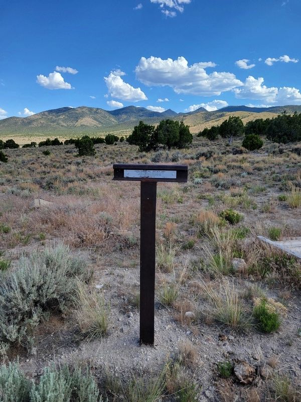 Central Overland Trail - Deep Creek Summit Marker. Click for full size. Central Overland Trail - Deep Creek Summit Marker image. Click for full size.