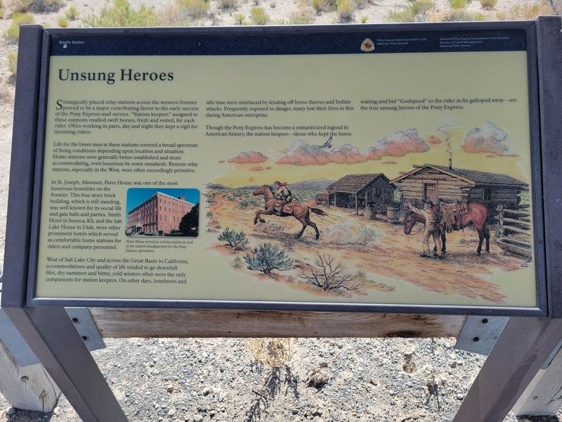 Unsung Heros Marker. Click for full size. Unsung Heros Marker image. Click for full size.