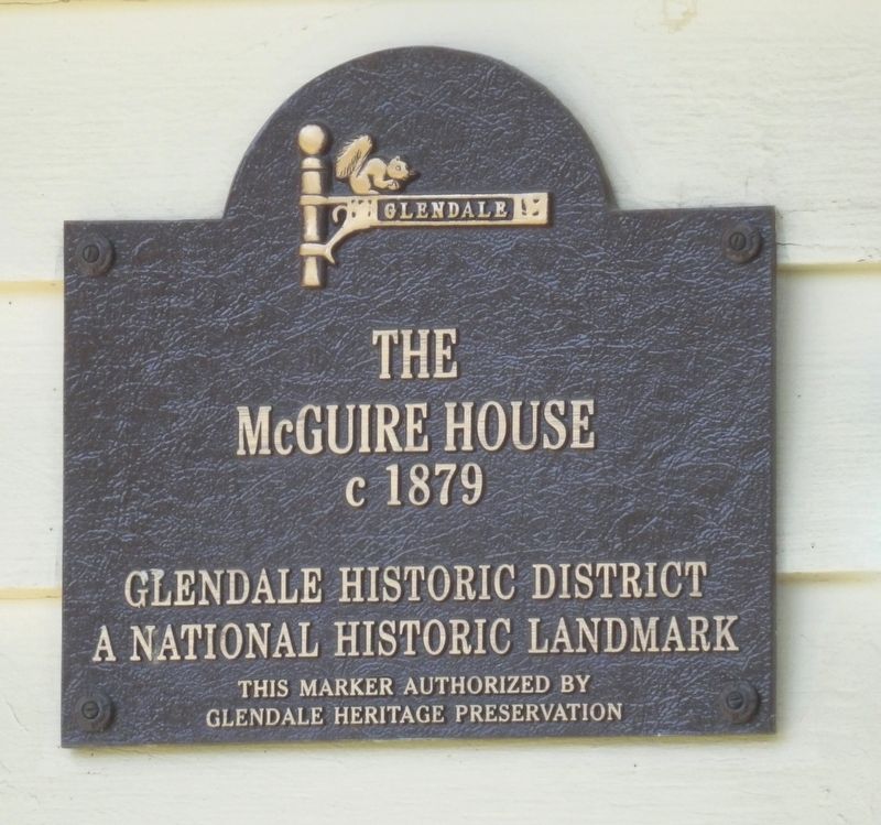 The McGuire House Marker image. Click for full size.