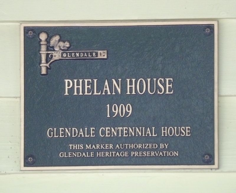 Phelan House Marker image. Click for full size.