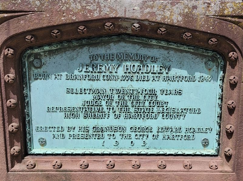 Jeremy Hoadley Marker. Click for full size. Jeremy Hoadley Marker image. Click for full size.