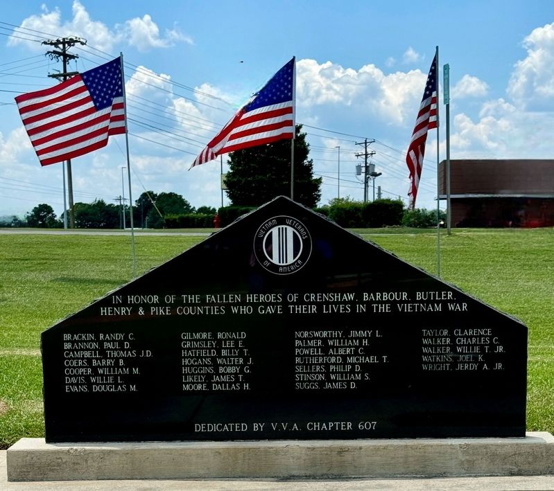Vietnam War Memorial Marker image. Click for full size.