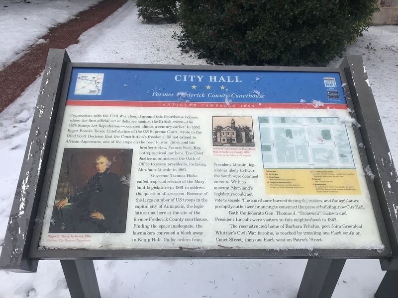 City Hall Marker image. Click for full size.