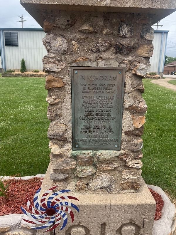 Cabool World War I Memorial. Click for full size. Cabool World War I Memorial image. Click for full size.