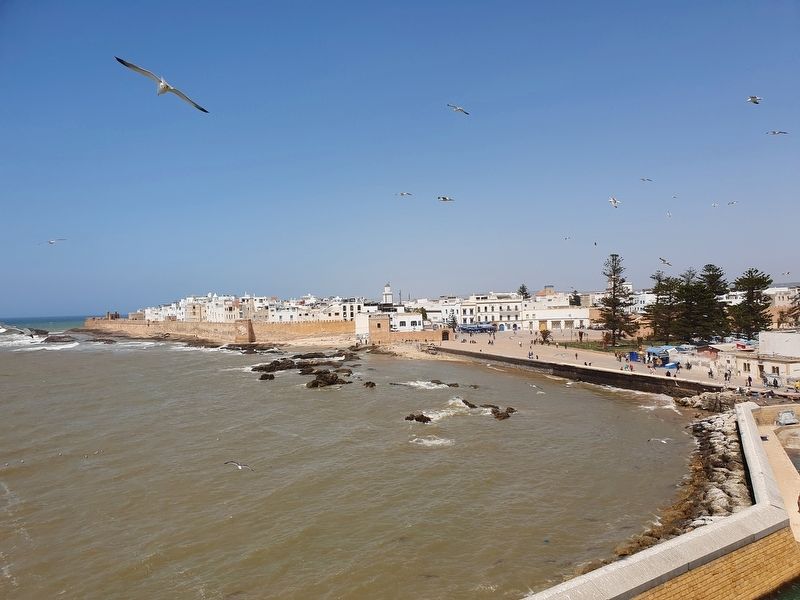 A view to the north of Essaouira. Click for full size. A view to the north of Essaouira image. Click for full size.