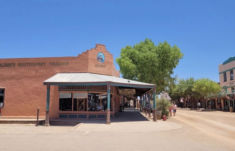 The view of the old Brown's Hotel and Hafford's Saloon from across the street image. Click for full size.