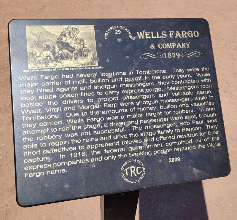 Wells Fargo & Company Marker image. Click for full size.