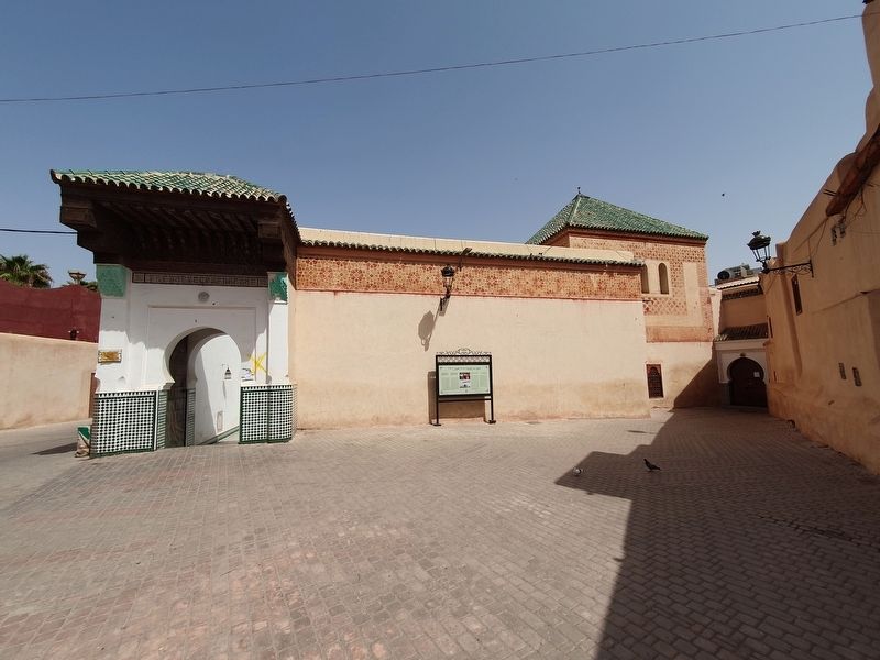 The Mausoleum of Sidi Abu Mohamed Abdellah El Ghazouani Moul El Ksour and Marker. Click for full size. The Mausoleum of Sidi Abu Mohamed Abdellah El Ghazouani Moul El Ksour and Marker image. Click for full size.