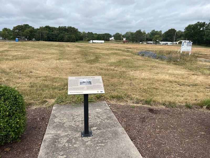 Powhatan Brass & Iron Works Marker. Click for full size. Powhatan Brass & Iron Works Marker image. Click for full size.