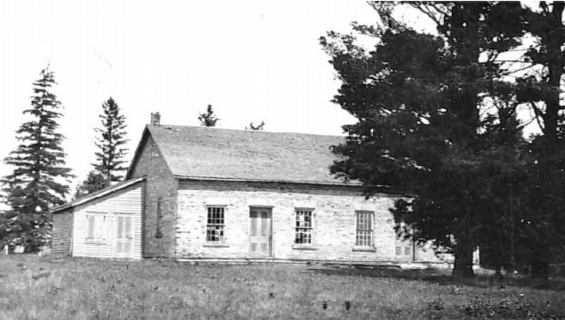 The �Old Brick� Meetinghouse, ca 1900 image. Click for full size.