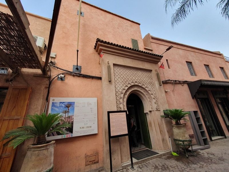 Riad Al-Krissi (The Secret Garden) and Marker image. Click for full size.