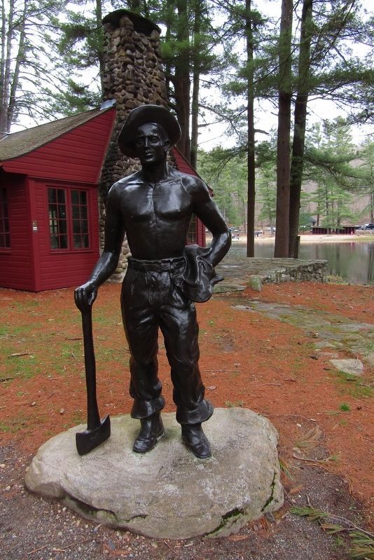 "CCC Worker" Statue. Click for full size. "CCC Worker" Statue image. Click for full size.