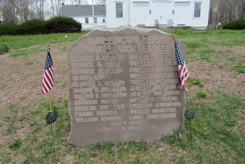 Killingworth World War I Memorial. Click for full size. Killingworth World War I Memorial image. Click for full size.