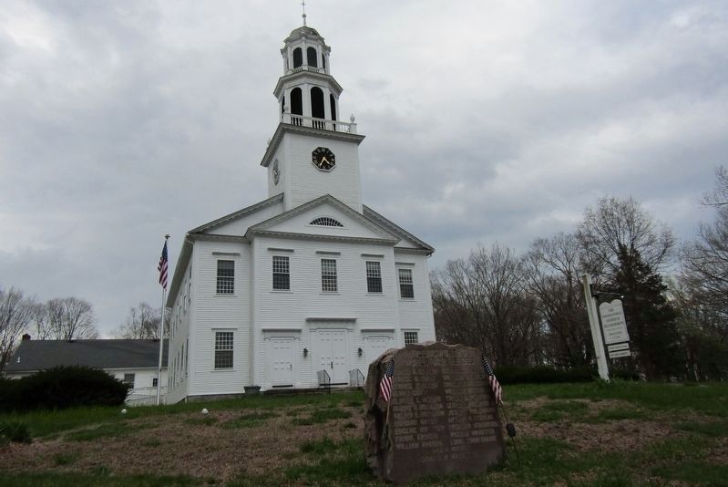 Killingworth World War I Memorial in front of Congregational Church. Click for full size. Killingworth World War I Memorial in front of Congregational Church image. Click for full size.