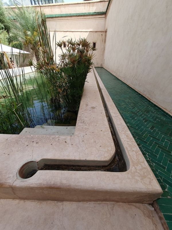 A water channel near the Communicating Vessels Marker. Click for full size. A water channel near the Communicating Vessels Marker image. Click for full size.