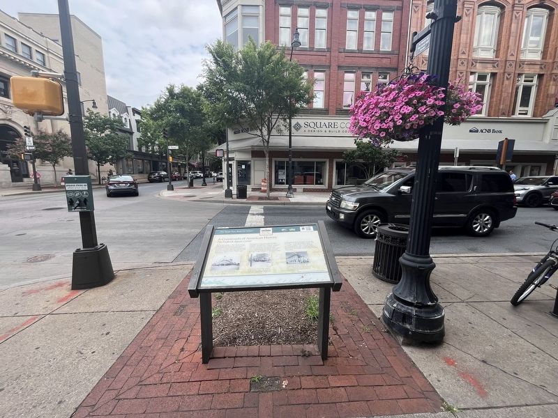 A Crossroads of American History Marker image. Click for full size.