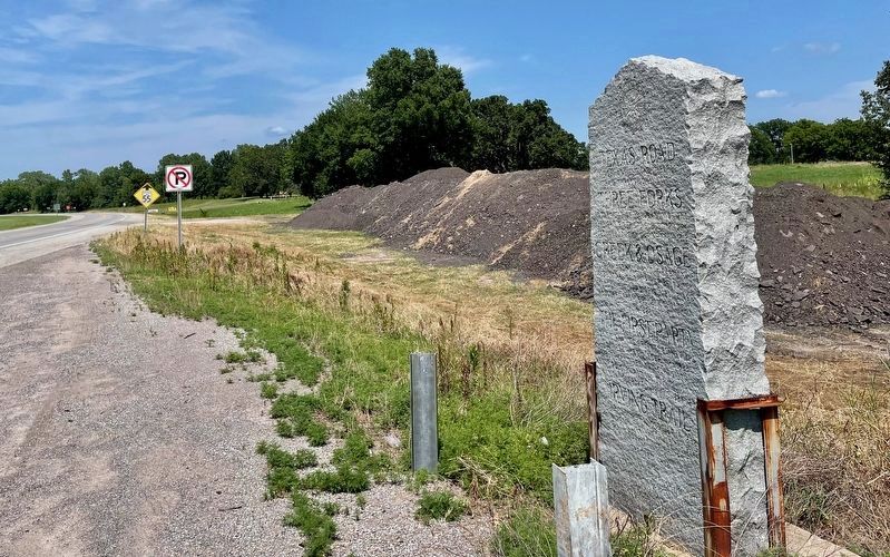 Texas Road Marker looking northerly on N York Rd (OK-16). Click for full size. Texas Road Marker looking northerly on N York Rd (OK-16) image. Click for full size.