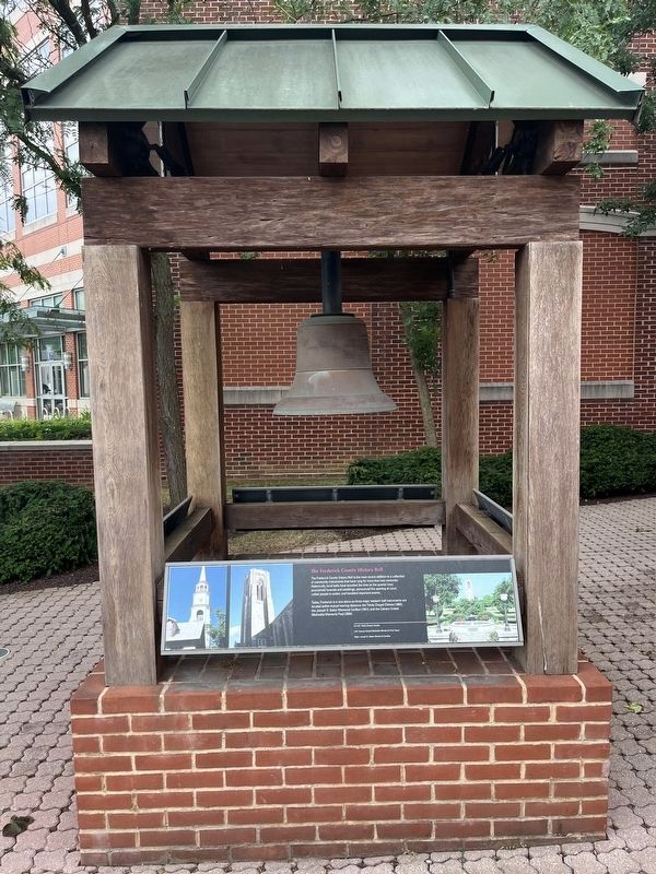 The Frederick County History Bell Marker. Click for full size. The Frederick County History Bell Marker image. Click for full size.