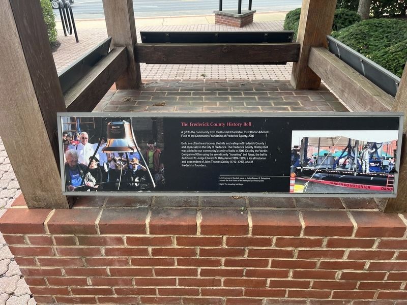 The Frederick County History Bell Marker. Click for full size. The Frederick County History Bell Marker image. Click for full size.