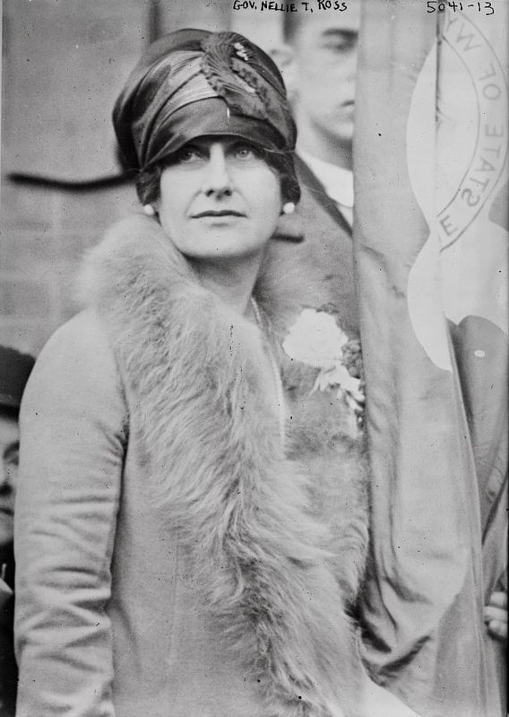 Gov. Nellie T. Ross. Click for full size. Gov. Nellie T. Ross image. Click for full size.