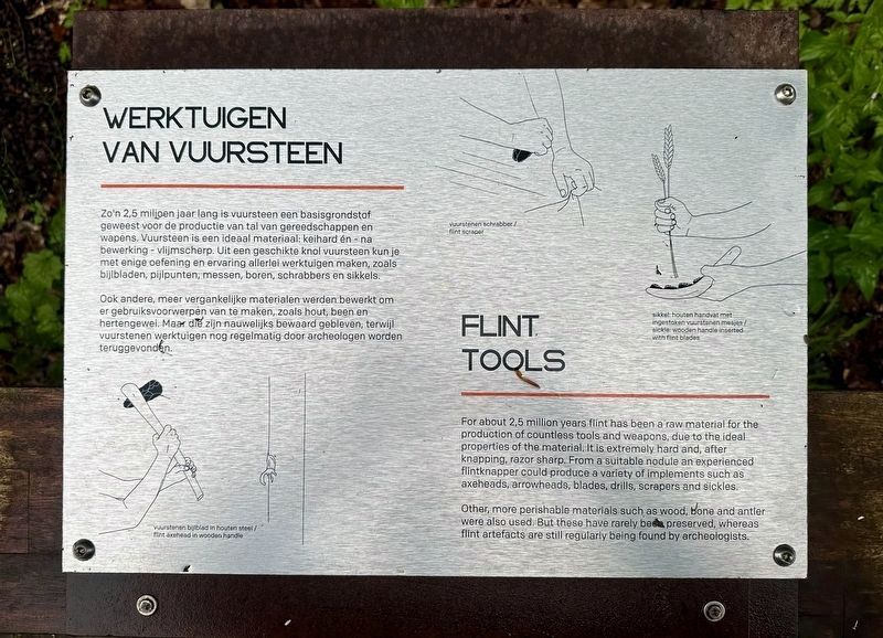 Werktuigen van Vuursteen / Flint Tools Marker image. Click for full size.