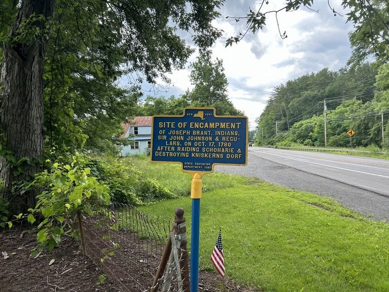 Site Of Encampment Marker image. Click for full size.