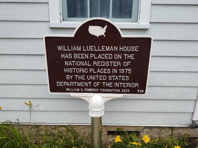 William Lulleman House Marker. Click for full size. William Lulleman House Marker image. Click for full size.