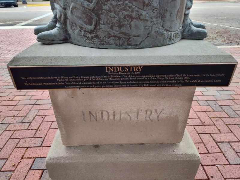 Sidney and Shelby County Millenium Monument image. Click for full size.