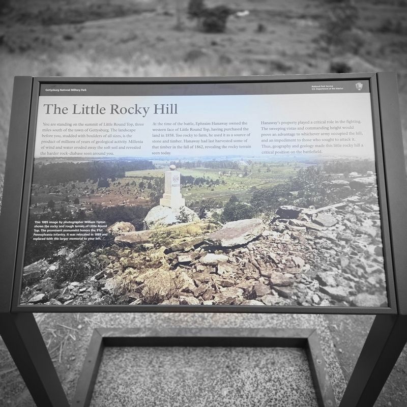 The Little Rocky Hill Marker. Click for full size. The Little Rocky Hill Marker image. Click for full size.