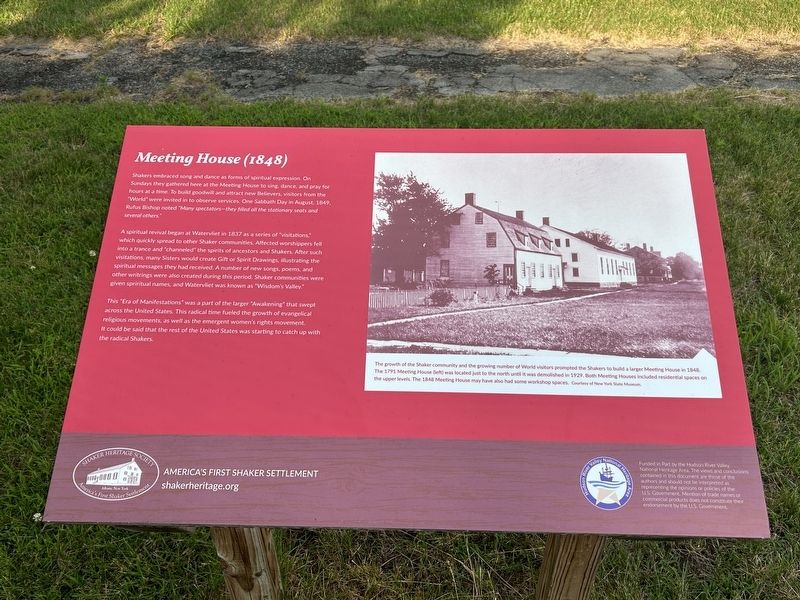 Meeting House (1848) Marker image. Click for full size.