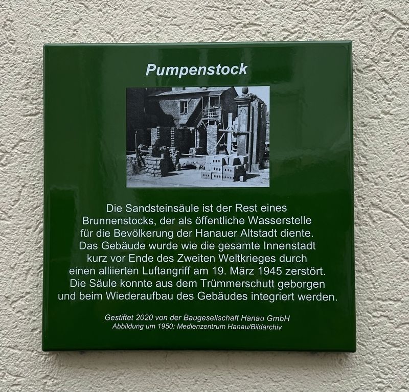 Pumpenstock / Water Pumping Station Marker image. Click for full size.