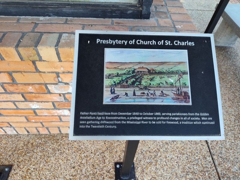 Presbytery of Church of St. Charles Marker. Click for full size. Presbytery of Church of St. Charles Marker image. Click for full size.