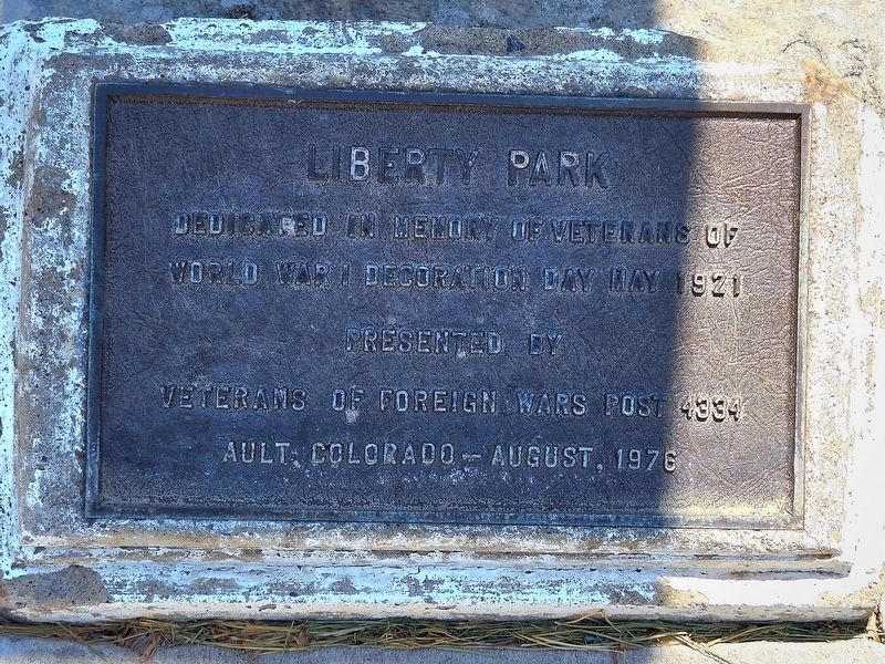 Liberty Park Marker. Click for full size. Liberty Park Marker image. Click for full size.