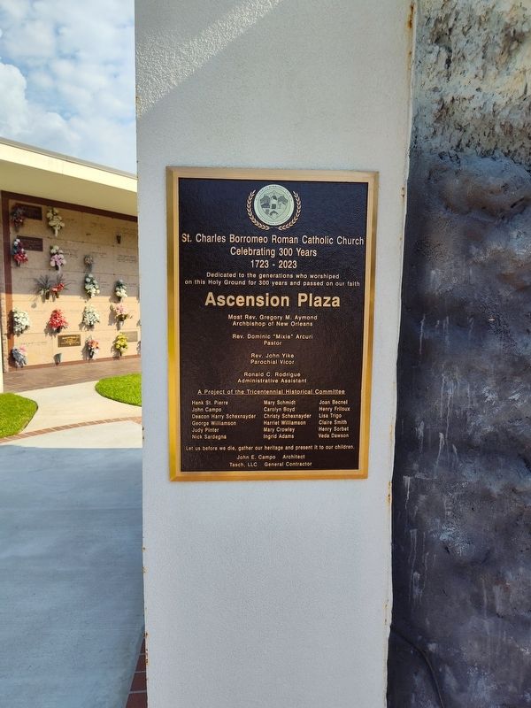 Ascension Plaza Plaque. Click for full size. Ascension Plaza Plaque image. Click for full size.