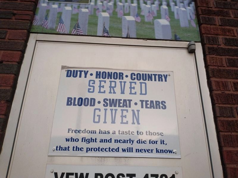 VFW Post 4721 Marker image. Click for full size.