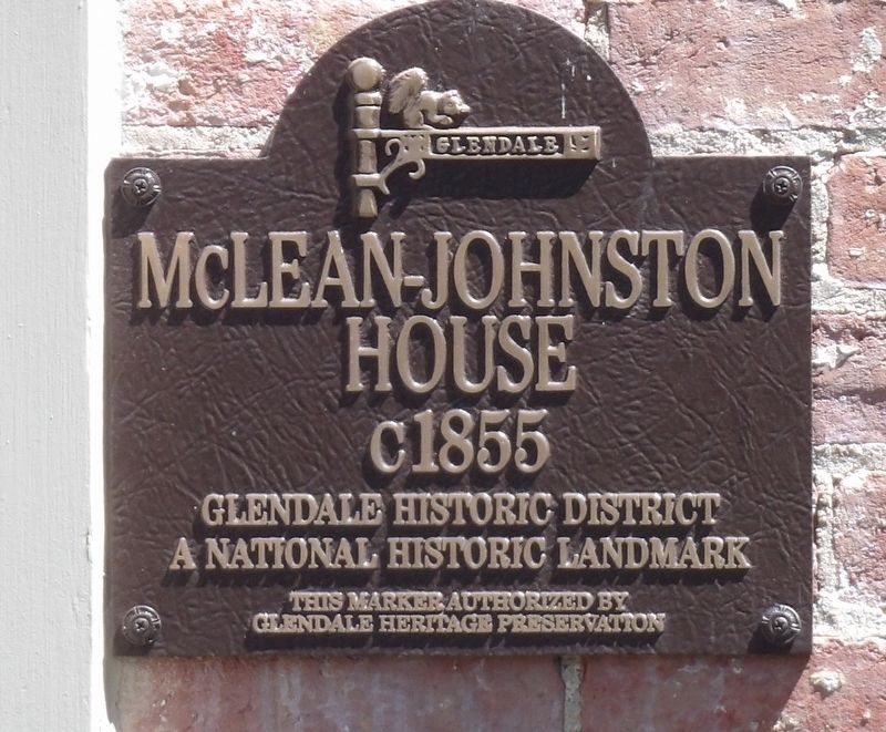 McLean-Johnston House Marker image. Click for full size.