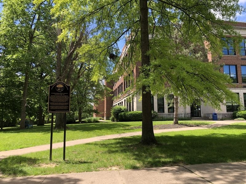Wyoming Avenue School Property Marker. Click for full size. Wyoming Avenue School Property Marker image. Click for full size.