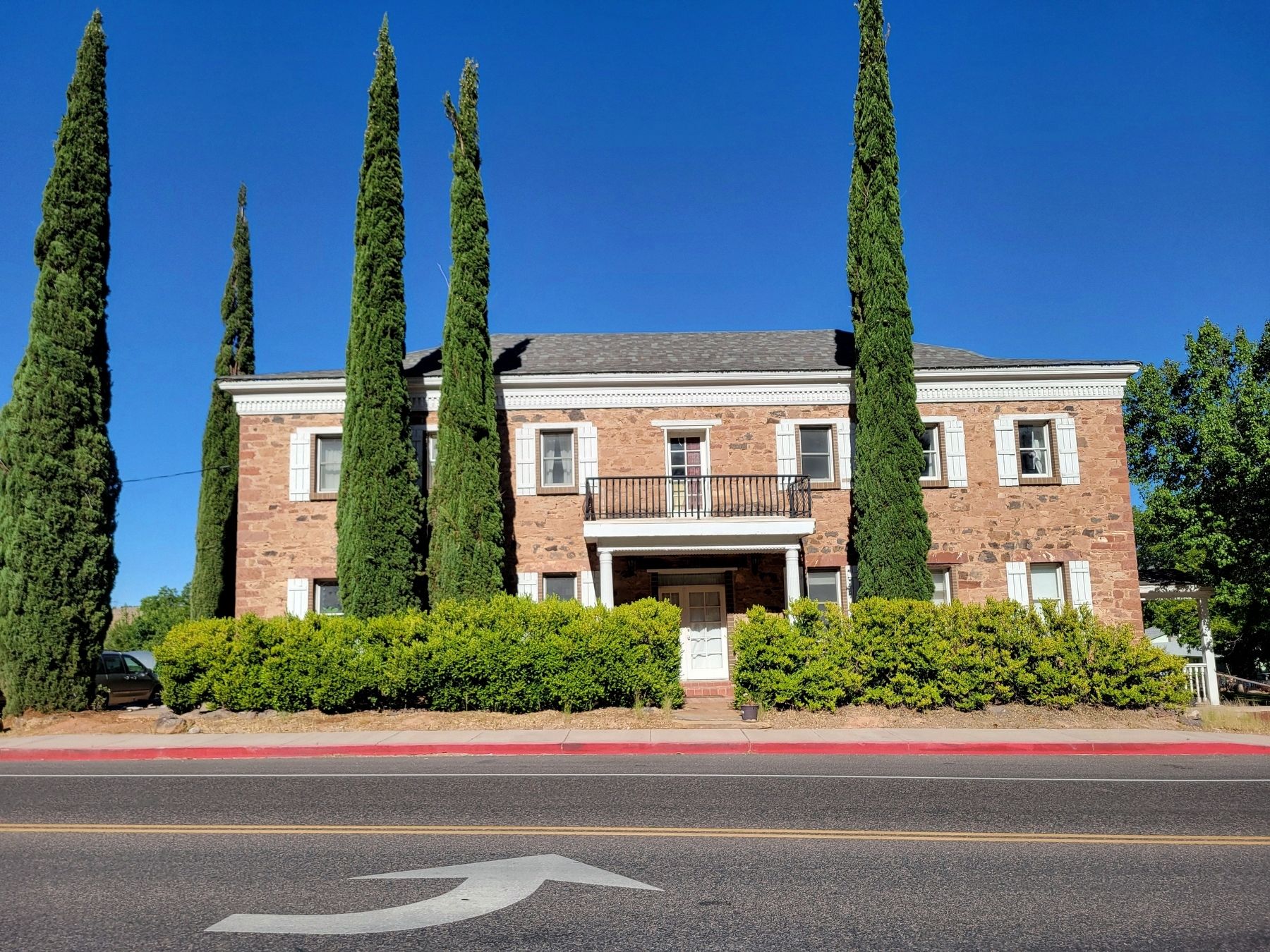 The Naegle Big House and Marker. Click for full size. The Naegle Big House and Marker image. Click for full size.