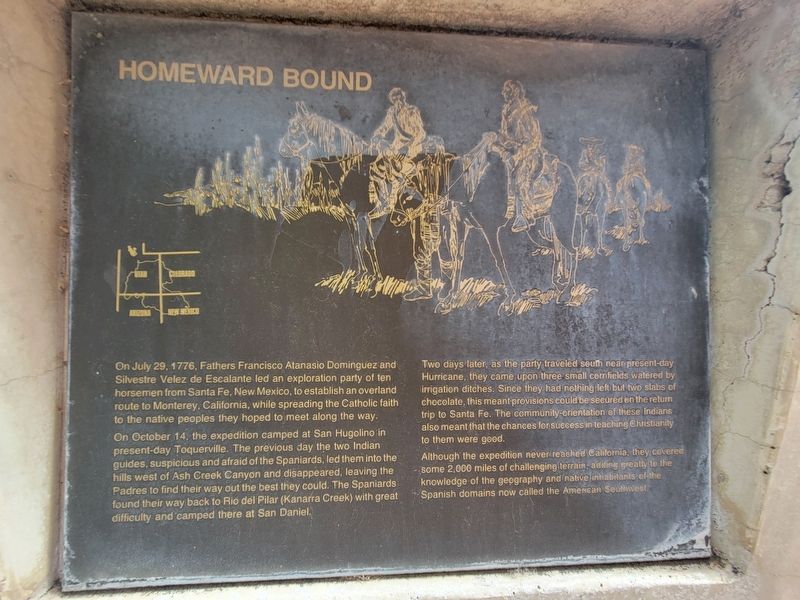 Homeward Bound Marker. Click for full size. Homeward Bound Marker image. Click for full size.