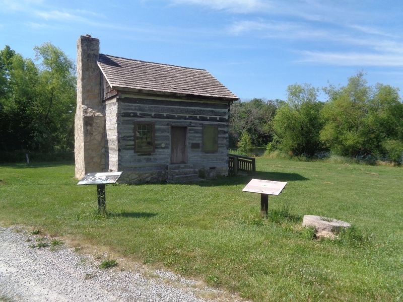 Rock Bridge Mills Millstone Marker. Click for full size. Rock Bridge Mills Millstone Marker image. Click for full size.