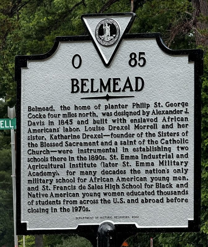 Belmead Marker. Click for full size. Belmead Marker image. Click for full size.