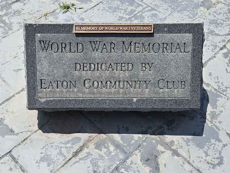 World War I Memorial image. Click for full size.