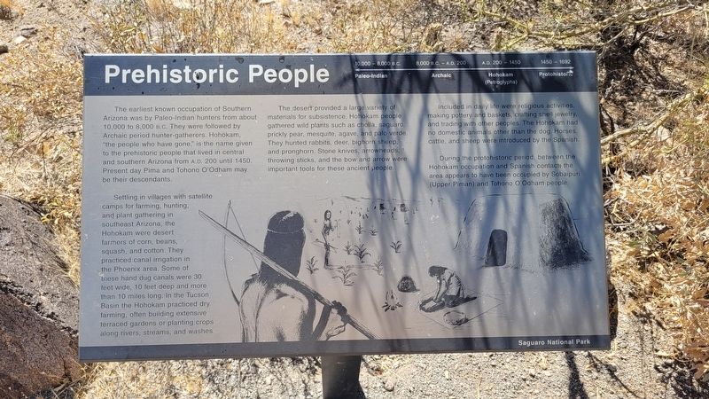 Prehistoric People Marker. Click for full size. Prehistoric People Marker image. Click for full size.