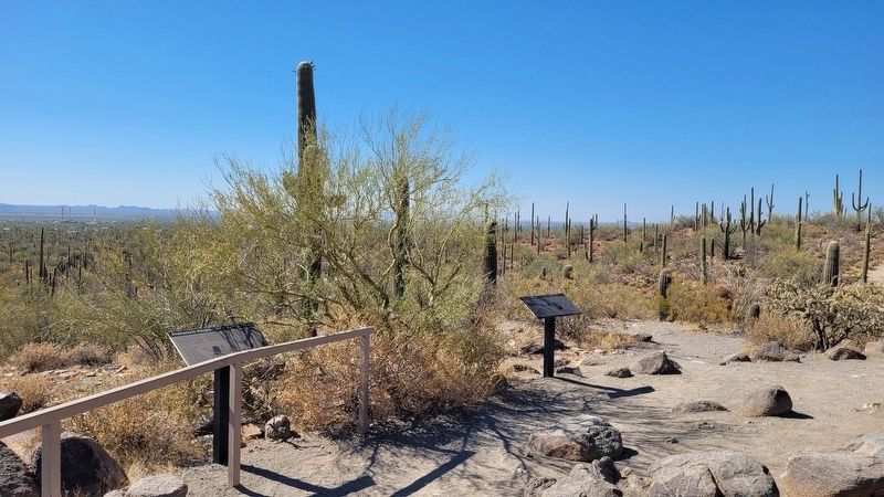 The Prehistoric People Marker is located on the left side of the two markers. Click for full size. The Prehistoric People Marker is located on the left side of the two markers image. Click for full size.